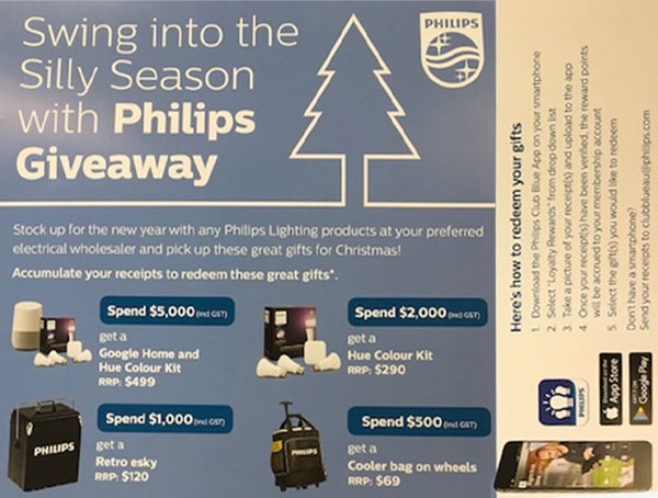 Phillips lighting trade incentive program